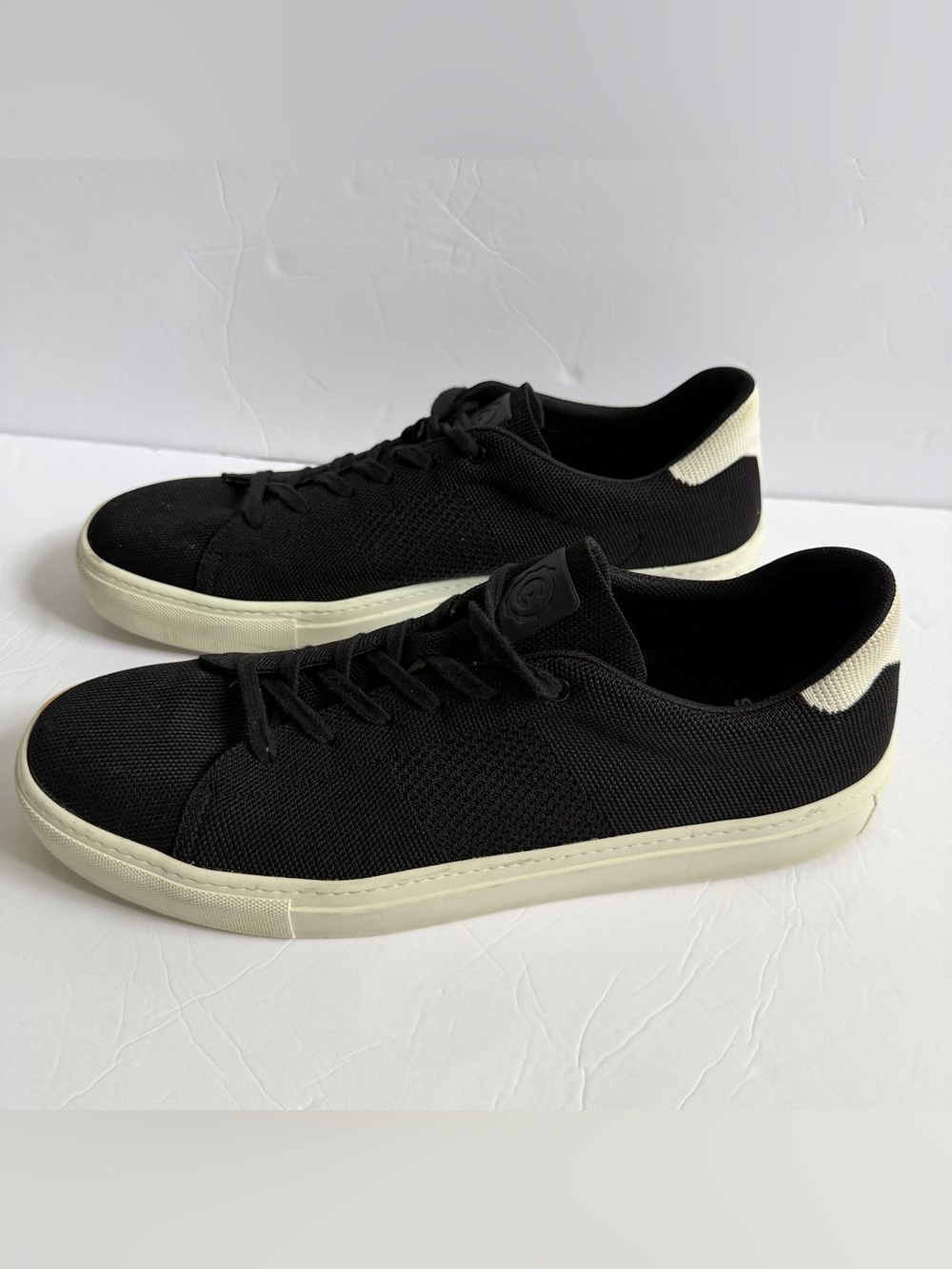 Greats Brooklyn Black Knit Low-Top Sneakers Made in Italy 14
